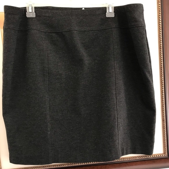 Heather Grey Skirt - Picture 1 of 4